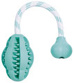 Denta Fun Jumper & Rope Mint Flavour Natural Rubber Dog Toy