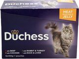 Duchess Meat Selection Cat Food Pouches in Jelly