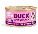 Edgard & Cooper Feed Me Real Duck & Chicken Chunks in Sauce for Kittens