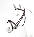 Equipe Emporio Brown Flash Bridle With Stitching