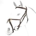 Equipe Emporio Grackle Bridle Brown with Silver Fittings