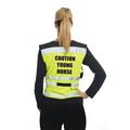 Equisafety Child Hi Vis Pink Waistcoat/ Caution Young Horse