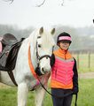 Equisafety Hi-Vis Riding Gilet for Kids Pink/Orange