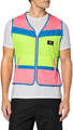 Equisafety Multi Colour Hi Vis Waistcoat Pink/Yellow