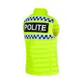 Equisafety POLITE Hi Vis Fitted Gilet Yellow