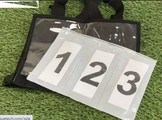 Eventing Competition Bib Numbers White