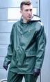 Farmtrak Waterproof Green PU Parlour Jacket with Hood