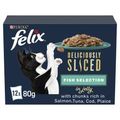 Felix Deliciously Sliced Fish Selection in Jelly Wet Cat Food