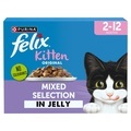 Felix Original Kitten Mixed Selection in Jelly Wet Kitten Food