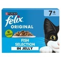 Felix Original Senior 7+ Fish Selection in Jelly Wet Cat Food