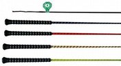 Fleck Dressage Whip PVC Grip Assorted Colours (10 Pack)