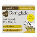 Forthglade Complete Adult Variety Chicken & Liver Dog Food