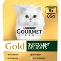 Gourmet Gold Succulent Delights Adult Cat Food Tins