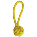 Happy Pet Ropee Ball Tugger Yellow Mix for Dogs
