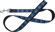 Hem & Boo Block Design Dog Lead Blue