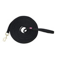 Hy Equestrian Lunge Line With Circle Size Markers Black
