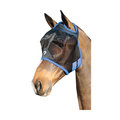 Hy Equestrian Mesh Half Mask without Ears for Horses Black/Navy