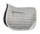 Hy Equestrian On The Bit Saddle Pad for Horses Grey/Silver
