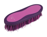 Hy Equestrian Pro Groom Dandy Brush for Horses Purple/Pink