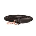 Hy Equestrian Rosciano Brown & Rose Gold Lead Rope for Horses