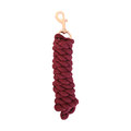Hy Equestrian Rose Gold Lead Rope Maroon
