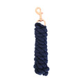 Hy Equestrian Rose Gold Lead Rope Navy