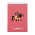 Hy Equestrian Thelwell Collection A6 Notepad Pink