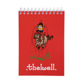 Hy Equestrian Thelwell Collection A6 Notepad Red