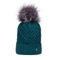 Hy Equestrian Vanoise Knitted Bobble Alpine Green Hat