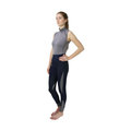 Hy Sport Active Pencil Point Grey Sleeveless Top