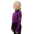 Hy Sport Active Young Rider Base Layer Amethyst Purple