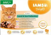 IAMS Delights Land & Sea Collection Cat Food in Gravy