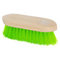 Imperial Riding Dandy Brush Hard with Wooden Back Neon Green