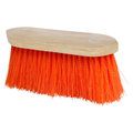 Imperial Riding Dandy Brush Long Hair with Wooden Back Neon Orange