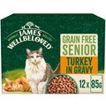 James Wellbeloved Grain Free Senior 11+ with Turkey in Gravy Pouches