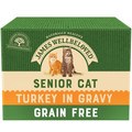 James Wellbeloved Grain Free Senior Cat Turkey in Gravy
