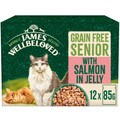 James Wellbeloved Grain Free Senior with Salmon in Jelly Pouches