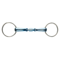 JP Korsteel Blue Steel Oval Link Loose Ring Snaffle Bit