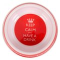 Keep Calm Melamine Drinking Bowl for Cats & Dogs