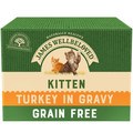 James Wellbeloved Grain Free Turkey in Gravy Kitten Pouches