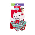 KONG Holiday Crackles Santa Kitty Cat Toy