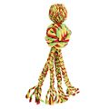 KONG Wubba Weaves with Rope Dog Toy
