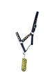 Lancelot Head Collar and Lead Rope by Little Knight Navy/Yellow