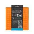 LickiMat Classic Playdate Treat Mat for Dogs Orange