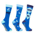 Little Knight Farm Collection Cobalt Blue/Navy Socks