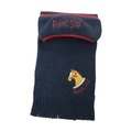 Little Rider Riding Star Collection Headband and Scarf Set for Kids Navy/Burgundy