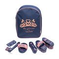 Little Rider The Princess and The Pony Complete Grooming Kit Navy & Peach Rucksack