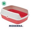Moderna Maryloo Rim Litter for Cats Spicy Coral
