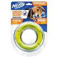 Nerf Yellow Chicken Scent Scentology Solid Core Ring Dog Toy
