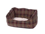 Petface Country Check Square Bed
